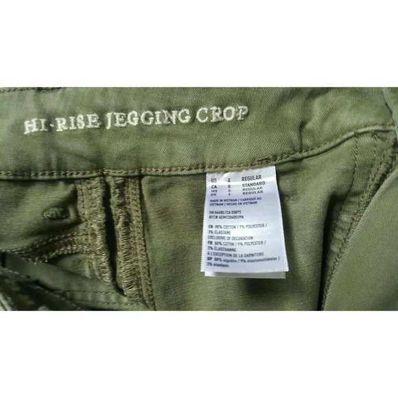 American Eagle Womens 0 R Jegging Next Level Stretch Green Inseam 26 L 35 - Picture 6 of 6